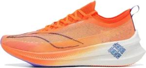 Feidian 3 Elite Herren-Profi-Laufschuh, Orange-Weiß