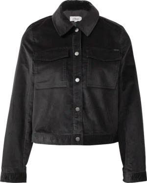 Feincord-Jacke mit Hemdkragen und aufgesetzten Brusttaschen