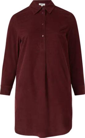 Feincord-Kleid im Relaxed Fit mit Eingrifftaschen