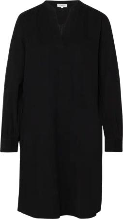 Feincord-Kleid mit seitlichen Eingrifftaschen