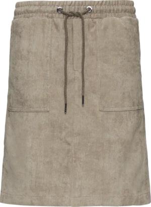 Feincord-Rock mit Elastikbund und Taschen