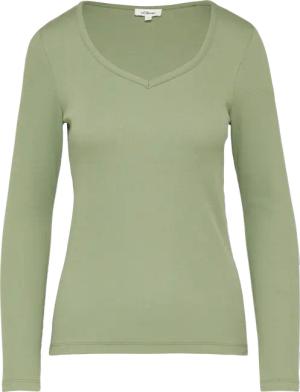 Feines Jersey-Longsleeve mit Rippstruktur