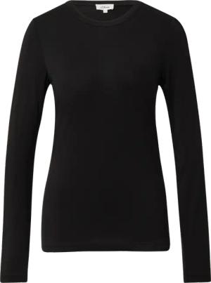 Feines Longsleeve aus Viskosestretch im Slim Fit