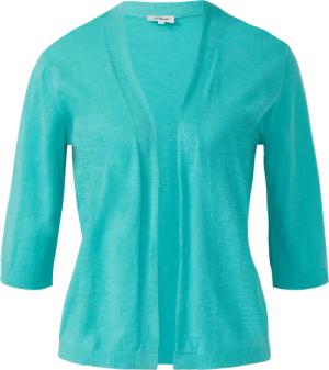 Feinstrickcardigan aus Baumwolle mit 3/4-Ärmeln