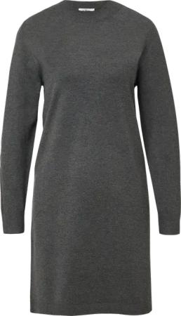 Feinstrickkleid mit Ripp-Detail am Arm