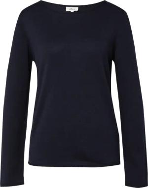 Feinstrickpullover mit Rollkanten