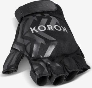 Feldhockey Handschuhe 1-Fingerglied - FG510 schwarz/grau