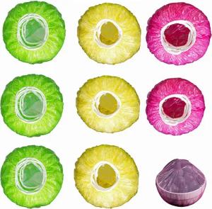 FELIXLEO Fliegenhaube Bunte Lebensmittel Abdeckung Schüsseln Tassen Abdeckhauben (60 St)