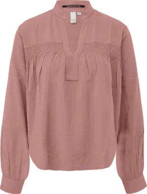 Feminine Bluse aus Viskose mit Smock-Detail