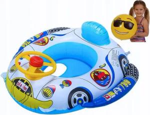 Festivalartikel Schwimmhilfe Aufblasbares Kinderboot mit Lenkrad und Ball (1-tlg), Spaß im Wasser für Kinder bis 6 Jahre!