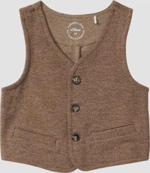 Festive Weste mit Herringbone-Muster