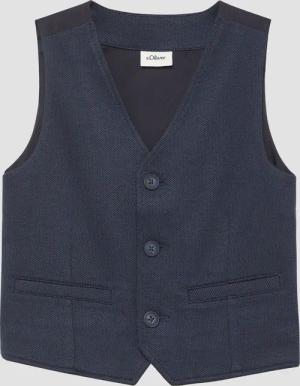 Festliche Weste mit Rückenteil aus Taft