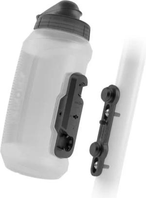Fidlock Twist Bottle 750 ml Compact Flasche + Bike Base Set Clear