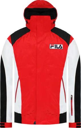 Fila Logo Mens Red Short Jacke