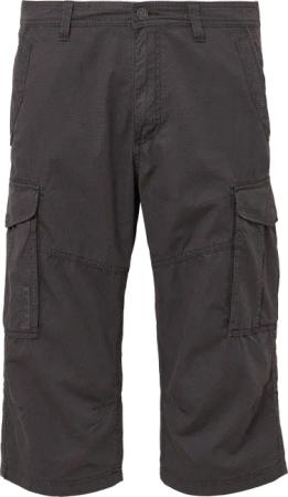 File: Gemusterte Cargo-Bermuda aus Baumwollmix im Relaxed Fit