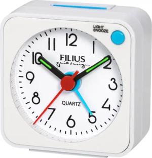 FILIUS zeitdesign Quarzwecker Wecker, Reisewecker, Schlafzimmer, Leuchtzeiger,schleichende Sekunde