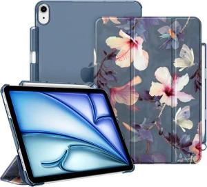 Fintie Tablet-Hülle für iPad Air 11 Zoll M3 2025/M2 2024, iPad Air 5 2022/Air 4 2020 10.9 Zoll, mit Stifthalter, ultradünne leichte Hülle mit transparenter Rückseite