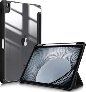 Fintie Tablet-Hülle für iPad Air 11 Zoll M3 2025/M2 2024, iPad Air 5./4. Gen (2022/2020) 10.9 Zoll, mit Stifthalter, Hülle mit transparenter Hartschale auf der Rückseite