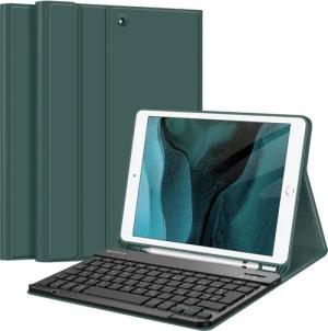 Fintie Tablet-Hülle Tastatur TPU Hülle für iPad 10.2 Zoll(9/8/7 Generation-2021/2020/2019), mit Pencil Halter und magnetisch Tastatur mit QWERTZ Layout