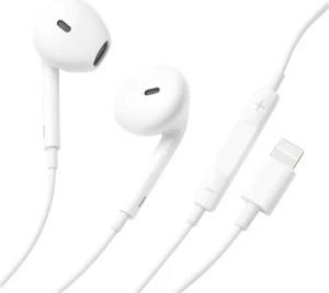 Firelia Firelia EarPods Kopfhörer Lightning-Anschluss In-Ear-Kopfhörer (Headset für iPhone, integriertes Mikrofon, Weiß)