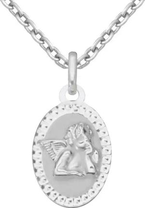 Firetti Kette mit Anhänger Schmuck Geschenk Silber 925 Halsschmuck Halskette Ankerkette Engel, Made in Germany