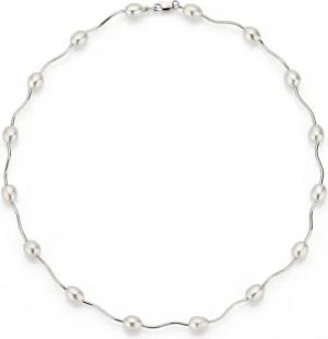 Firetti Perlenkette Schmuck Geschenk Halsschmuck Halskette Halsreif Collier Perle, Made in Germany - mit Süßwasserzuchtperle
