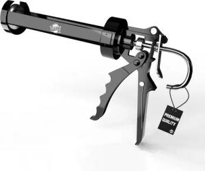 FixedByU Kartuschenpistole 2k Kartuschenpresse Metall Silikonpistole mit 18:1 Übersetzung, (für Standard Kartuschen bis 310ml)