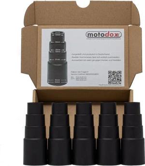 FixedByU Universaladapter für Staubsaugerrohre 5x Staubsauger Adapter Werkzeugadapter Reduzierstück D 21-35 mm, zum Anschluss von Kreissäge Exzenterschleifer Stichsäge uvm