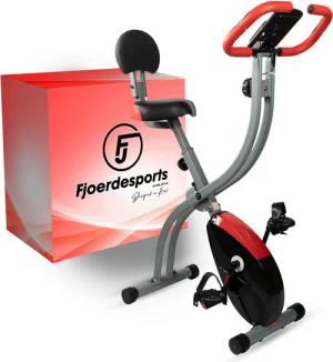 Fjoerdesports Heimtrainer Fjoerdesports Senioren Heimtrainer, Heimtrainer (Geschwindigkeitsüberwachung, gepolsterter Sitz, verstellbare Widerstandsstufen, Handpulssensoren, Zusammenklappbar, verstellbare Höhe, LCD-Display, Gepolsterter Sitz, verstellbare 