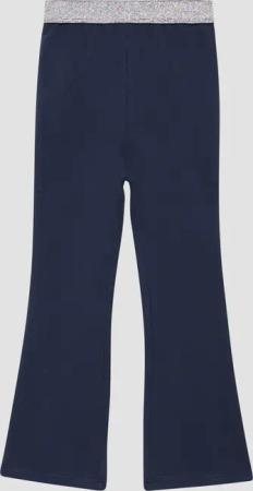 Flared-Leg-Leggings mit Glitzerbund