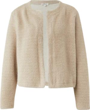 Flauschige Sweatshirt-Jacke mit Muster