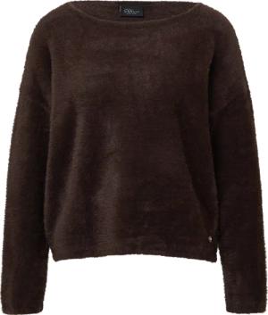 Flauschiger Relaxed-Fit-Pullover mit U-Boot-Ausschnitt