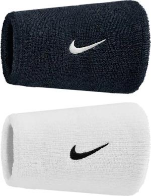 Flauschiges Handgelenkband Nike Swoosh Classic Double Wide (x2)