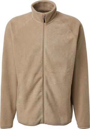 Fleece-Jacke mit Eingrifftaschen und Stehkragen