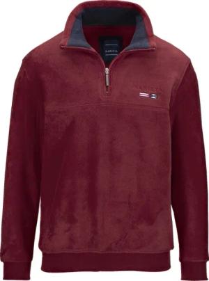 Fleece-Sweatshirt FIORIVESTO dunkelrot