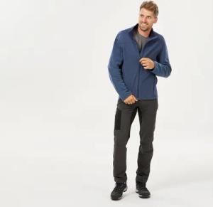 Fleecejacke Herren Wandern - MH100 blau