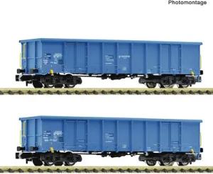 FLEISCHMANN 6660095 N 2-tlg. Set: Offene Güterwagen Eanos, Einsteller, Ep. VI