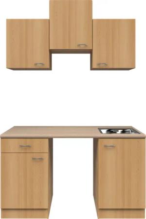 Flex-Well Küchenzeile ohne E-Geräte 150 cm L-150-1004-000 Nano