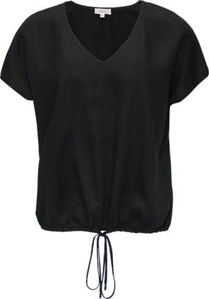 Fließende Bluse aus Lyocell mit Tunnelzug