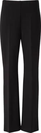 Fließende Jerseyhose mit Flared Leg und Schlitzen am Saum