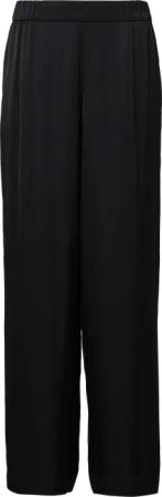 Fließende Wide-Leg-Hose aus Satin