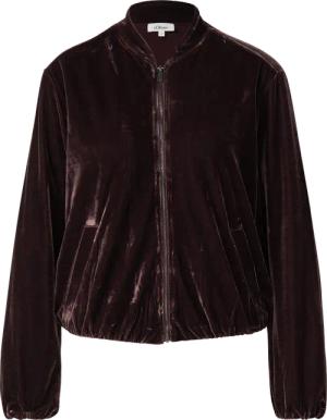 Fließender Samtblouson