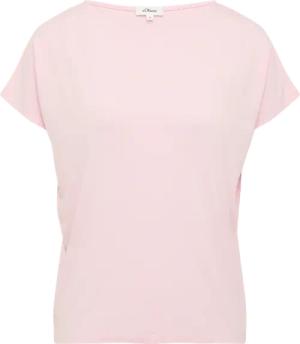 Fließendes Jersey-Shirt mit überschnittenen Schultern