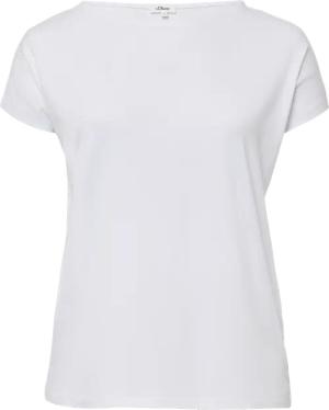 Fließendes Jersey-Shirt mit überschnittenen Schultern