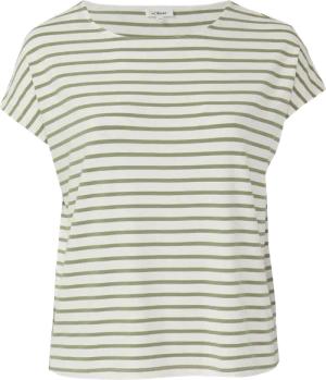 Fließendes Jersey-Shirt mit überschnittenen Schultern