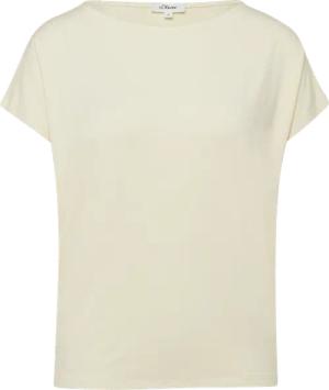 Fließendes Jersey-Shirt mit überschnittenen Schultern