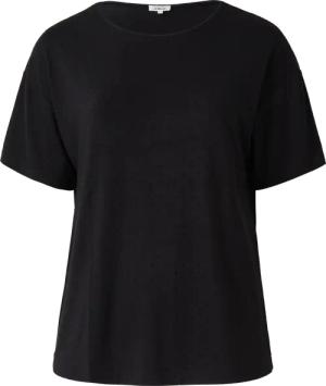 Fließendes T-Shirt mit Glitzersteinen