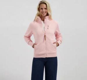 Flo Damen - Outdoor Strickjacke - Rosa