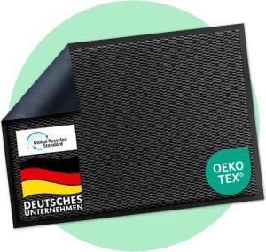 Floordirekt Fußmatte SKY Novo, enorm rutschfeste TPE-Rückseite, effektive Schmutzaufnahme, Rechteckig, Höhe: 7 mm, In- & Outdoor Schmutzfangmatte, saugstarker Flor, 30° Maschinenwäsche