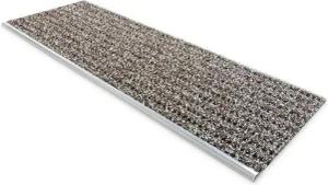 Floordirekt Stufenmatte Sicherheits-Stufenauflage, 2 Farben & 2 Größen, Treppenschutz, Rechteckig, mit Alu-Schiene